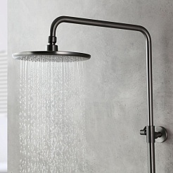 Lemark Душевая система Bronx LM3770GM с термостатом графит – фотография-3