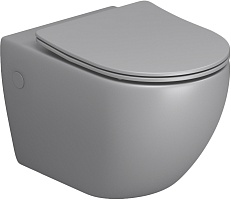 Grossman Унитаз подвесной Color GR-4411GLMS светло-серый матовый