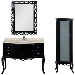 Demax Зеркало для ванной "Престиж NEW 75" черное – фотография-4