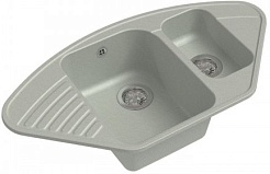 Granfest Мойка кухонная Quarz GF-Z14 Серый – фотография-1
