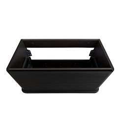 Cezares Тумба с раковиной Idra 100 55807 nero opaco раковина 50264 – фотография-3