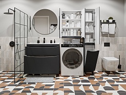 Vivon Шкаф навесной Ostin 60 черный матовый – фотография-9