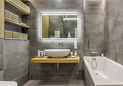 Ceruttispa Зеркало Сицилия s 80x70 с сенсором движения – фотография-7