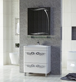 Vigo Мебель для ванной Olivia 2-70 белая – фотография-2