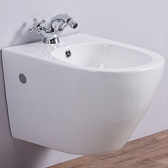 Esbano Биде подвесное Lirio белое – фотография-2