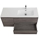 BelBagno Тумба с раковиной Kraft 120 R подвесная Cemento Grigio – фотография-21