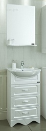 СанТа Мебель для ванной Верона 50, ящики – фотография-1
