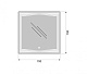 BelBagno Зеркало SPC-LNS-700-700-LED-TCH – фотография-9