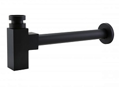 BelBagno Сифон для раковины BB-SMQ2-NERO чёрный – фотография-1
