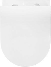 Azario Унитаз-компакт Dante AZ-93589 безободковый с бачком с сиденьем микролифт белый – фотография-10