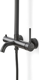 Milacio Душевая система Ultra MCU.151.MB черная матовая  – фотография-4