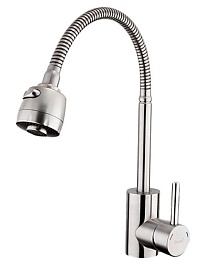 Frap Смеситель для кухни F44899-1 сатин – фотография-1