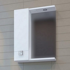 Mixline Мебель для ванной Квадро 55 L белая – фотография-9