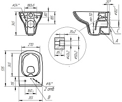 Cersanit Унитаз подвесной Carina – фотография-4