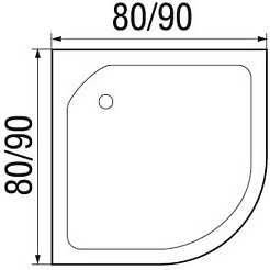 River Душевая кабина NARA Light 80/15 МТ Б/К – фотография-12