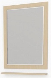 Какса-а Мебель для ванной Бруклин 60 черный мрамор – фотография-4