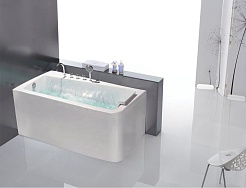 WeltWasser Акриловая ванна WW HB Fleesen 170x95 WT с гидромассажем – фотография-2