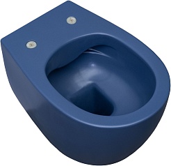 Allen Brau Унитаз подвесной Fantasy 4.11004.ID индиго с крышкой 4.11005.ID – фотография-17