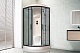 Royal Bath Душевая кабина HK RB 100HK6-GT-BL 100x100 стекло прозрачное профиль черный матовый – фотография-5