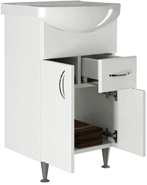 Mixline Тумба под раковину Комфорт 50 Уют белая (РАЗБОР) – фотография-2