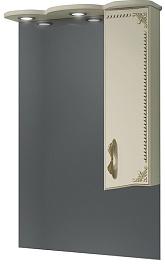 Какса-а Зеркальный шкаф Классик-Д 65, бежевый/золото – фотография-1