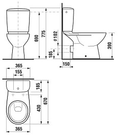 Jika Унитаз-компакт Olymp 2261.6 – фотография-5