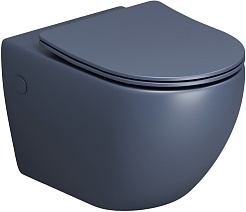 Grossman Унитаз подвесной Color GR-4411BLMS синий матовый – фотография-1