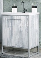 Corozo Тумба с раковиной Айрон 70, серый/арт