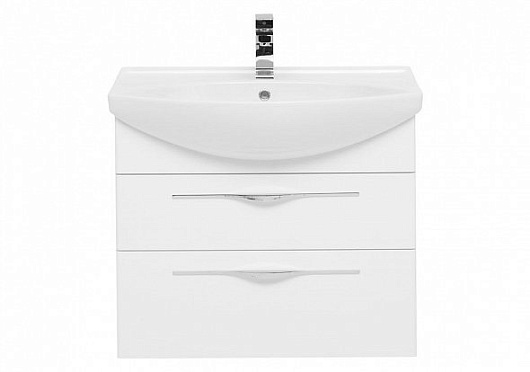 Aquanet Тумба с раковиной Ирвин 75 белая – фотография-6