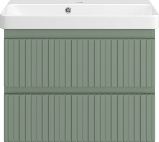 Brevita Мебель для ванной Victory 70 подвесная зеленая – картинка-3