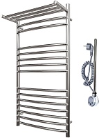 Point Полотенцесушитель электрический П14 500x1000 PN05150SPE с полкой хром