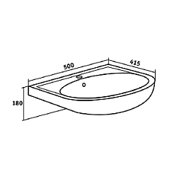 Runo Тумба с раковиной Эко 50 – фотография-6