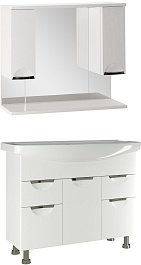 Mixline Мебель для ванной Этьен 105 белая – фотография-1