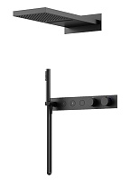 Sancos Душевой комплект Linn SC9023MB черный матовый