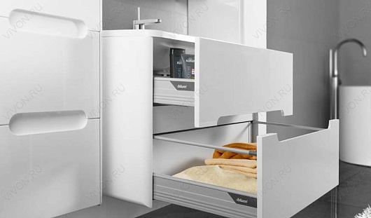 Водолей Тумба с раковиной "Флорена 100" подвесная белая – фотография-2