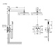 Sancos Душевой комплект Linn SC9022BG брашированное золото PVD покрытие – фотография-4