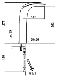 Webert Смеситель для раковины Aria AI832201015086 Basalto – фотография-2