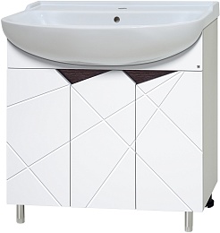 Misty Тумба с раковиной Грани 80 – фотография-1