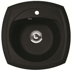 Florentina Мойка гранитная Корсика антрацит – фотография-1