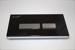 Ceruttispa Клавиша смыва CR06BK черная – фотография-2