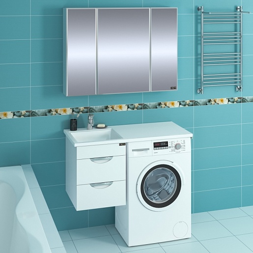 СанТа Мебель для ванной Лидер 38 L подвесная – картинка-7