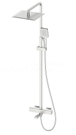 Oliveeka Душевая система D OL-739901-BN никель матовый – фотография-1