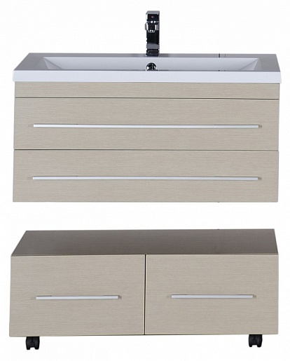 Aquanet Тумба подкатная "Нота 90" светлый дуб – фотография-8