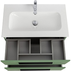 BelBagno Мебель для ванной Eco Cer-N 80 CZR-8073-80 фисташковый софт матовые чёрные – фотография-6