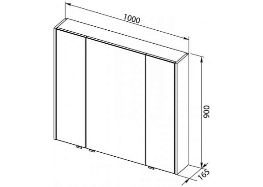 Aquanet Комплект мебели Августа 100 белый – картинка-11