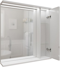 Mixline Мебель для ванной Лайн 60 R подвесная белая – фотография-13