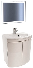 De Aqua Мебель для ванной Токката 60, зеркало Сити – фотография-1