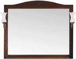 ASB-Woodline Зеркало Салерно 105 антикварный орех – фотография-1