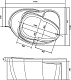 Marka One Акриловая ванна Ergonomika 158-175x110 L – фотография-20