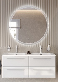 BelBagno Мебель для ванной Eco Cer-N 120 с 4 ящиками bianco lucido CZR-8095-120-2 ручки сатин – фотография-1